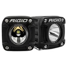Rigid 490613 Revolve Pod Broad Spot White Square Led Lights Pair Kit Set Black. Fixed Price $235.99.