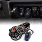 300W Led Light Bar Wiring Harness Kit With Relay, Fuse & Switch For Utvs. Fixed Price $46.14.