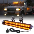 Xprite Windshield Dash Flash Strobe Lights Bar Emergency Hazard Warning Amber. Fixed Price $29.99.