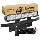 Light Bar, 20 Inch 126W Spot Flood Combo Beam Work Driving Lamp With License Pla. Fixed Price $103.19.