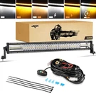 Auxbeam 32" Led Light Bar White/amber Strobe Flash 6MODES Offroad Pickup Truck. Fixed Price $114.99.