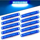 Auxito 10X Blue 9 Led Side Marker Clearance Lights Car Trailer Tail Lamp 12V. Fixed Price $11.39.