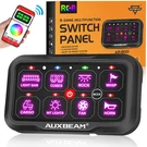 Auxbeam 4/6/8/12 Gang Rgb Switch Panel Led Light Circuit Control Relay System. Fixed Price $111.99.