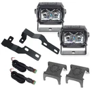 Oracle 05-14 Tacoma A-pillar Hood Mount Brackets With Vega Series 2 Spotlights. Fixed Price $188.50.