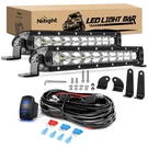 Nilight Led Bar 2PCS 11 Inch 50W Super Slim Spot Flood Combo 5000LM 3D .... Fixed Price $96.52.