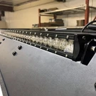 Cali Raised Led Roof Rack Prinsu Slim 42" Amber Light Bar, W/o Switch. Fixed Price $346.99.