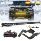 32" Led Strobe Light Bar Hidden Bumper Bracket +wire For 2016-2023 Toyota Tacoma. Fixed Price $89.99.