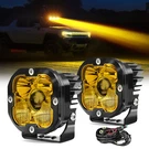 Colight 3" Led Laser Work Amber Cube Pods Offroad For Polaris Rzr Xp. Fixed Price $97.99.