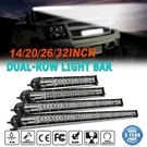 Silm 7"14"20"26"32" Dual Row Led Light Bar Spot Flood For Utv Atv Truck Ute Boat. Fixed Price $13.79.
