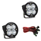 Baja Designs Squadron Round Sport Clear Spot Beam Led Lights With Wiring Harness. Fixed Price $249.95.