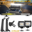 52" 800W Bar W/ 4"LED Work Lights& Mount Brackets For Jeep Wrangler Tj. Fixed Price $389.99.