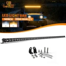 Auxbeam For Chevrolet 50" Led Light Bar Amber White Strobe Spot Flood Combo 52". Fixed Price $98.88.