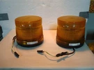 Whelen Magnetic Base Amber Strobe Light Safety Warning Traffic 12V/120. Fixed Price $150.00.