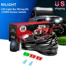 Nilight Led Bar Wiring Harness Kit 12V 40AMP Fuse Relay On/off Switch 1PC. Fixed Price $21.99.