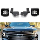 40W Cree Led Pod Lights W/a-pillar Bracket/wiring For 19-UP Chevy Silverado 1500. Fixed Price $80.09.
