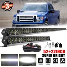 Roof 52''+HOOD 22'' Led Light BAR+2 Leads Wire Offoad Driving Utv Suv Truck 4X4. Fixed Price $155.99.