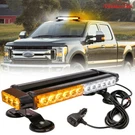 Led Rooftop Emergency Strobe Light Bar Warning Traffic Advisor Amber White. Fixed Price $46.98.