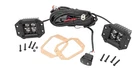 S&d Rough Country 2" Black Series Flush Mount Led Lights White Drl. Fixed Price $49.99.
