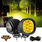 Auxbeam 4" Amber Led Light Spot Pods Driving Fog Lamp 90W For Ram 150 2500 3500. Fixed Price $84.99.