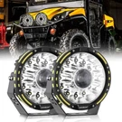 Auxbeam 7"/9"INCH 360-PRO 720W Round Led Work Light Bar Offroad Atv Utv Fog Lamp. Fixed Price $212.49.