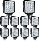 Led Work Lights For Truck Tractor, 4 Inch Square Pods 75W 10PACK. Fixed Price $103.98.