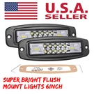 For Jeep Wrangler 07-18 Jk 6" Flush Mount Led Work Light Bar Spot Flood Slim X2. Fixed Price $32.89.