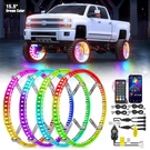 Nilight 4PCS 15.5INCH Double Row Wheel Ring Lights Dream Color With App. Fixed Price $149.99.