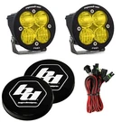 Baja Designs Squadron Round Pro Amber Driving/combo Led Lights W/ Rock Guards. Fixed Price $460.85.