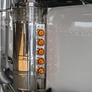 Air Cleaner Bar (for X5 Watermelon Lights) - Fits Peterbilt 589. Fixed Price $325.65.
