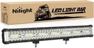 Nilight Side Shooter Bar 20 Inch Triple Row Spot Flood Combo Work Off-road. Fixed Price $69.99.