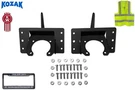 Mounting Brackets Set (2 Pcs) Fits Chrome Steel Bumper Kenworth T660. Fixed Price $149.99.