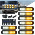 Xprite 12 Led Strobe Light Kit Grill Side Marker Beacon Emergency Hazard Warning. Fixed Price $64.97.