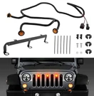 Pre-runner Led Grille Light Bar Kit For 2007-2018 Jeep Wrangler Jk / 4-DOOR. Fixed Price $44.60.