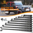 7/14/20/26/32/38/44/50 Led Light Bar Spot Flood Work Driving For Wrangler Jk Cj. Fixed Price $18.99.