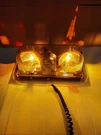 B766190A S.a.m. Snowplow Portable Quartz Halogen Minilight Bar Orange Works. Fixed Price $54.00.