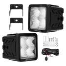 2PCS 3.3" Led Pod Lights Flood Beam Driving Auxiliary For Truck Utv Atv. Fixed Price $71.39.