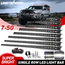 Ultra Slim 7 14 20 26 32 38 44 50'' Led Light Bar Spot Single Row Offroad 12V. Fixed Price $10.98.