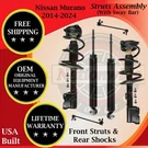 Monroe Oem Front Struts & Rear Shocks W/ Sway Bar For 2014-2024 Nissan Murano. Fixed Price $549.01.