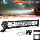 14 Inch Dual Row Led Light Bar Flood Spot Combo Offroad Work Driving 4WD Truck. Fixed Price $26.99.