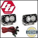 Baja Designs S2 Pro Black Universal Led Amber Spot Light Pod Pair - 2245 Lumens. Fixed Price $350.95.