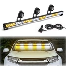 Led Light Bar Emergency Warning Traffic Advisor Strobe Windshield Amber White. Fixed Price $44.68.