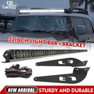 For 07-13 14 Toyota Fj Cruiser 52" Led Light Bar Combo+ Roof Mount Bracket+ Wire. Fixed Price $132.99.