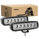 Nilight Led Bar 2PCS 18W 6INCH Flood Pods Offroad Work. Fixed Price $26.39.