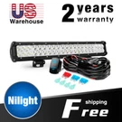 Nilight Led Bar 20INCH 126W Spot Flood Combo With Wiring Harness Kit. Fixed Price $56.99.