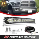 Tow Hook Front Ram Lower Bumper 32" Led Light Bar For Dodge 4500 2500 3500. Fixed Price $85.42.