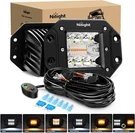 Nilight 2PCS 42W Pods Flush Mount Spot Flood Amber White Strobe 6 Modes. Fixed Price $59.55.