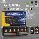 Colight 6 Gang Rgb Slim Switch Panel Toggle Led Circuit Relay System Kit. Fixed Price $116.89.