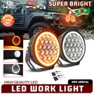 Pair 9" Inch Round Offroad Spot Beam Led Driving Lights Dual Color Drl Truck 4X4. Fixed Price $204.74.