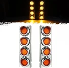 Trailer Truck Front Air Cleaner Bar Bracket Lights 2" Inch 36-2538 Leds Wi. Fixed Price $139.11.
