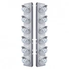 United Pacific 37387 Air Cleaner Light Bar Front, Stainless Steel, With Bracket,. Fixed Price $326.31.